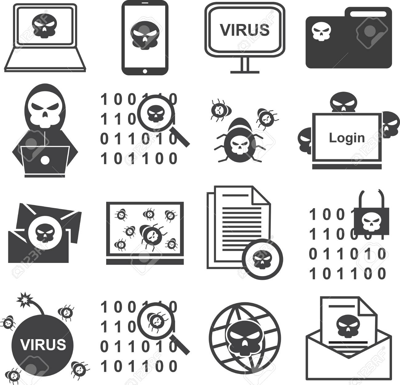 サイバー攻撃のアイコン。ランサムウェアの脅威サイン。コンピュータフィッシングウイルスシンボル。クラシックフラットスタイル。品質設計要素。シンプルな サイバー攻撃アイコン。ベクター画像」のベクター画像素材 ロイヤリティフリー2143662493Shutterstock