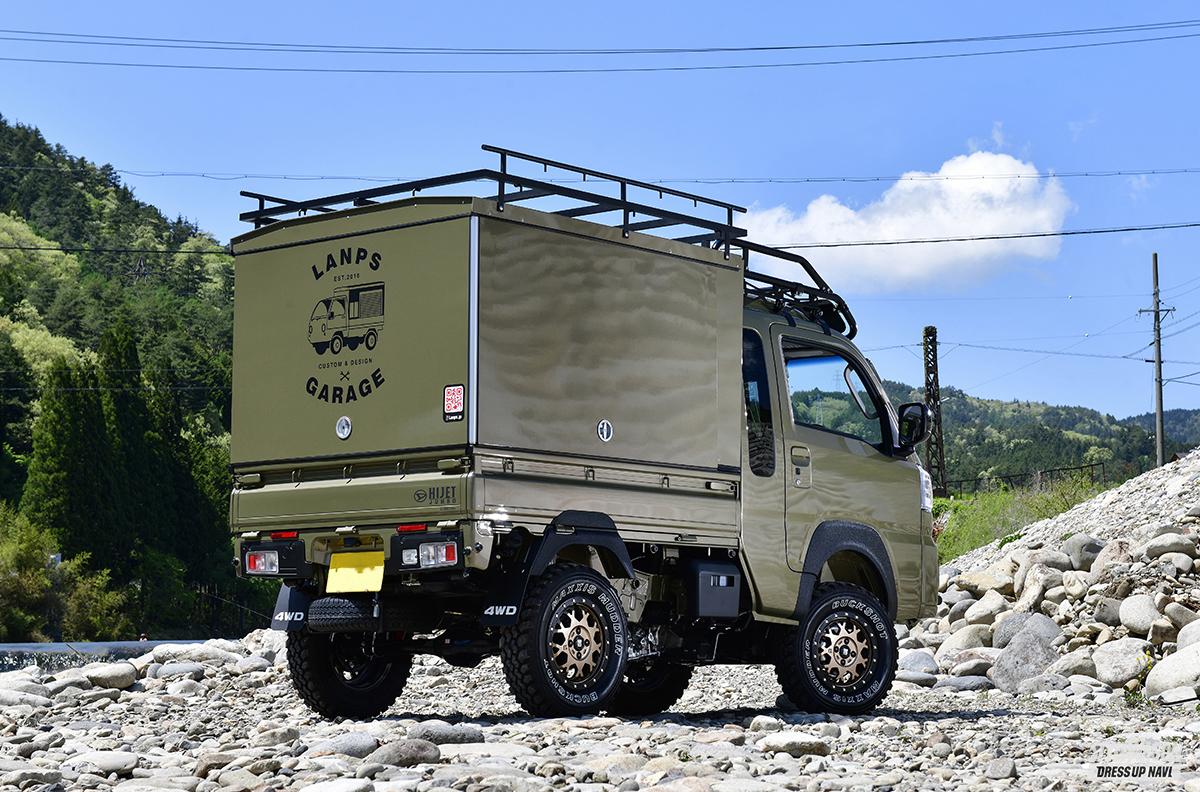 Amazon.co.jp: HELIOS自宅配送可ハイゼット トラック S500系 ワイド リア ゲート 荷台 延長 300mm 車検対応 軽トラカスタムパーツ ハイゼットジャンボ 対応 S500P S510P : 車＆バイク