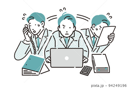 対策ツール » 対策事例イラスト素材過重労働対策ナビ