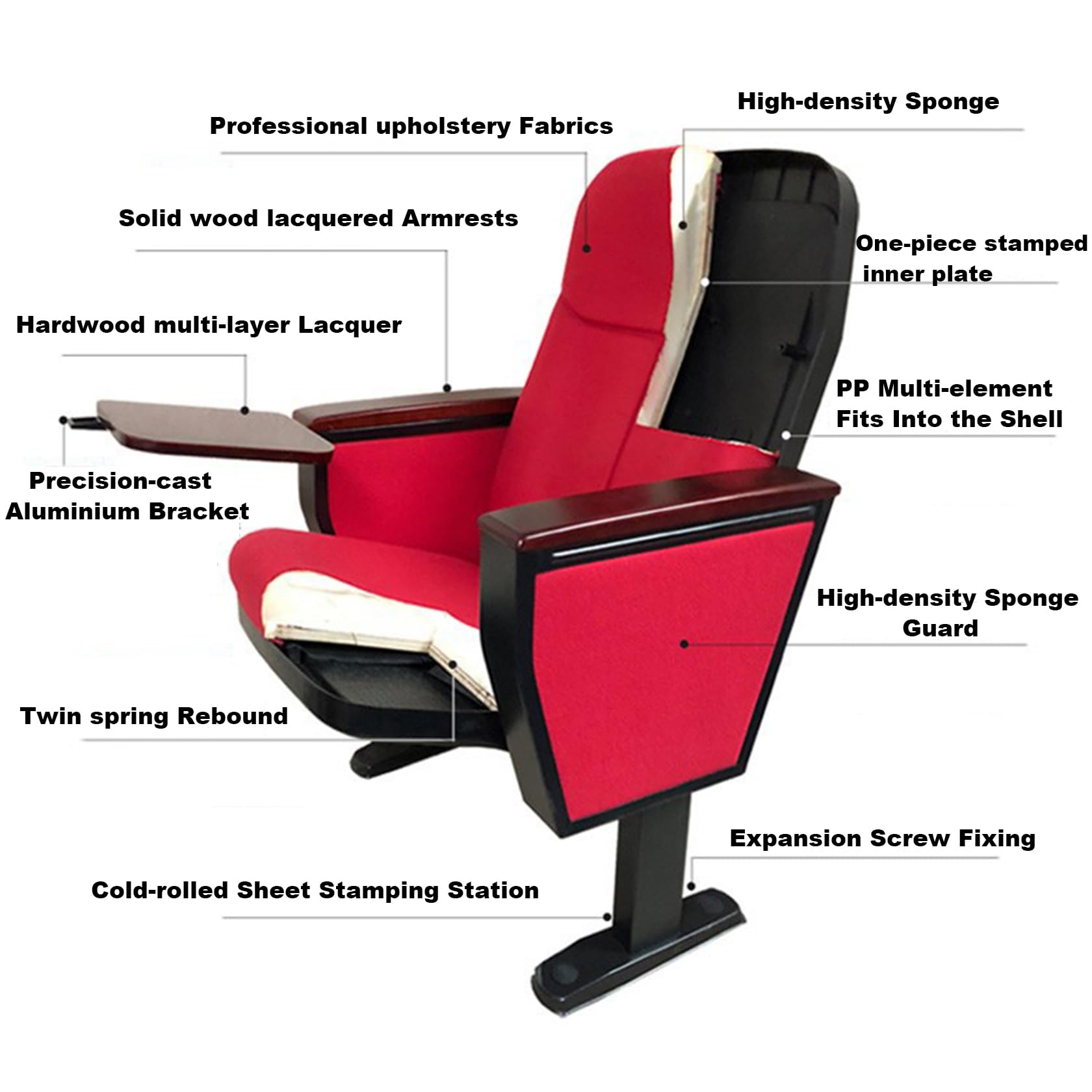 1脚のお値段 劇場用椅子 SA-636TB ホール用椅子 劇場・ホール椅子 文化会館 芸術会館 講堂 体育館 教会 学校 アリーナ 劇場 映画館コンサート 講義 椅子 : 聖愛聖具社SA企画ヤフー店 - 通販 - Yahoo!ショッピング