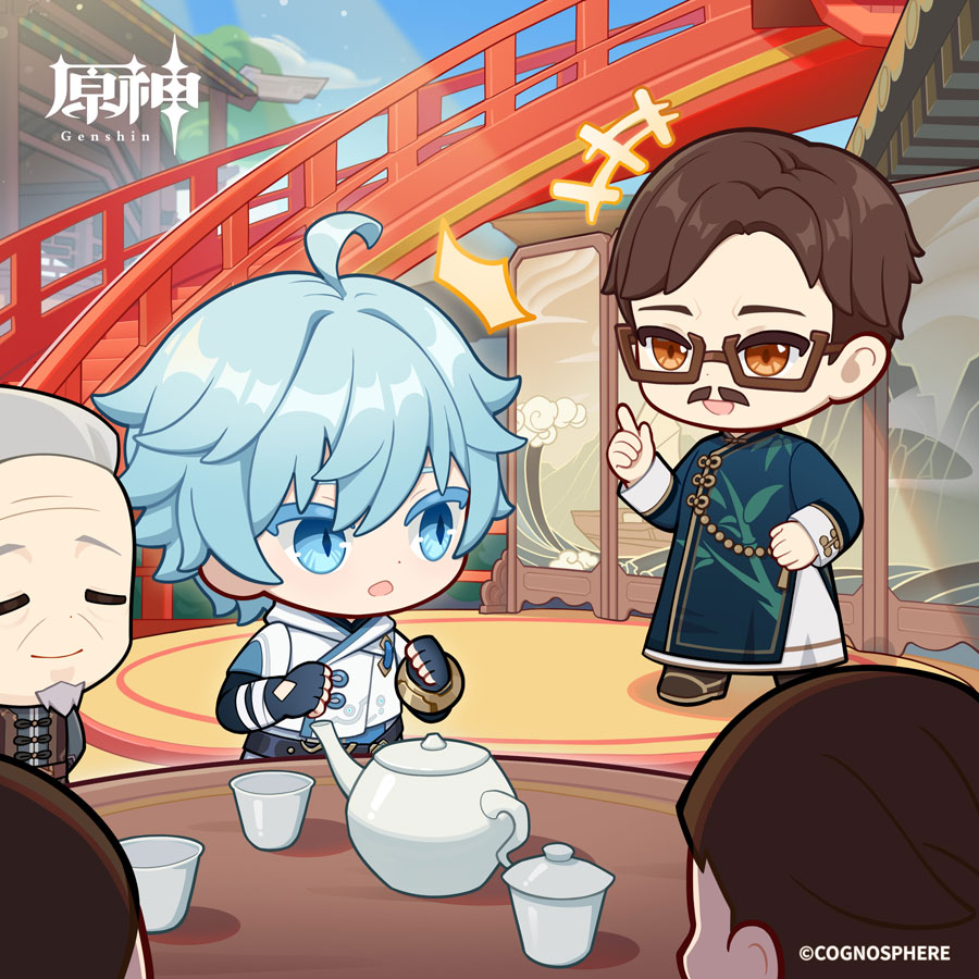 公式正規品 原神 重雲 行秋 香菱 アクリルスタンド 磬弦奏華夜 - メルカリ