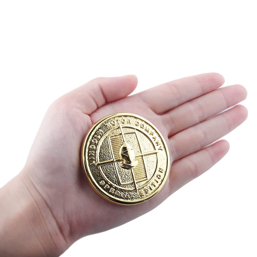 ビンテージ リンカーン エンブレム。1969-70?No. 7143500。色あせ。車用デカール。フォード リンカーンマーキュリー。D1MB-714 3500- AA。ティーコ。ボンネット トランク エンブレム。 - Etsy 日本