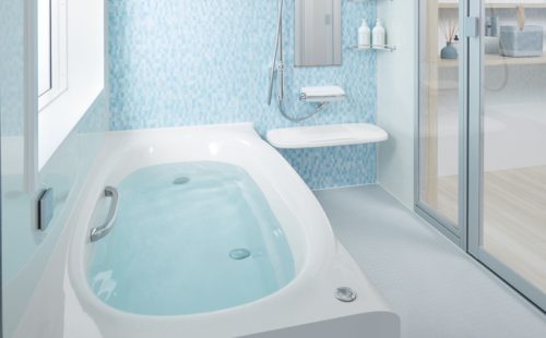 リクシルお風呂 まる洗いカウンターの中に水が溜まる問題中古マンションリノベで快適生活