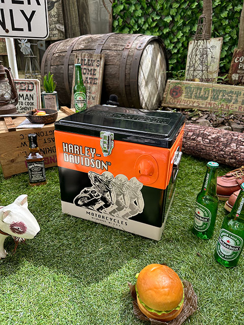 ハーレーダビッドソン レーシングレトロメタルクーラーボックスの通販・販売アメリカ雑貨のテーマパーク!キャンディタワ