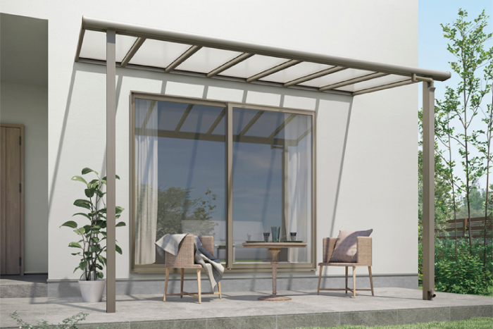 雪に強いカーポートとテラス屋根niwary彦根・長浜・米原・東近江・近江八幡のエクステリア・ガーデン・外構工事庭からはじめるくらしかた研究所