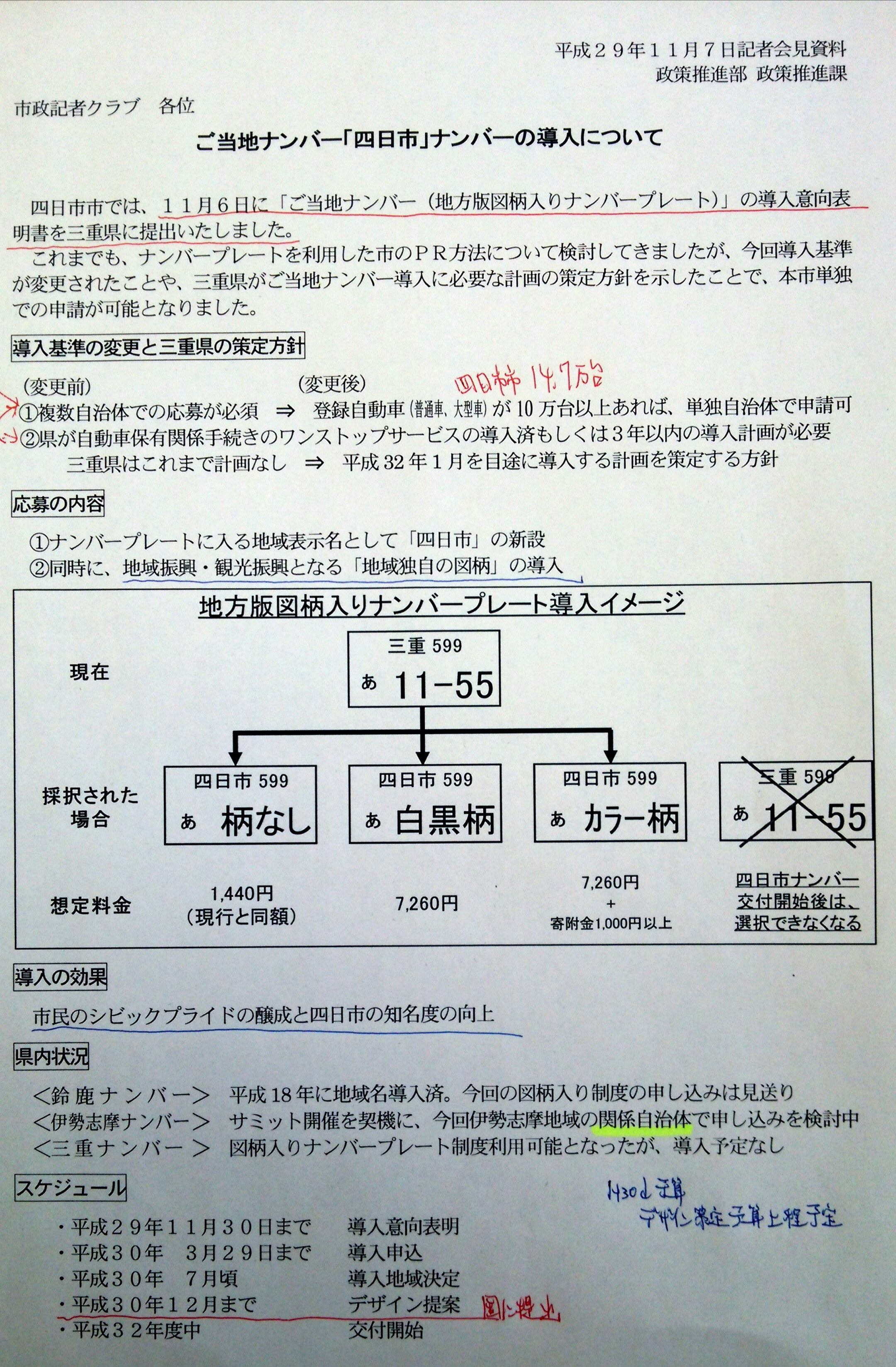 全国ナンバープレート「どれがどこやねん？」⑦東海編ひとぱや日記