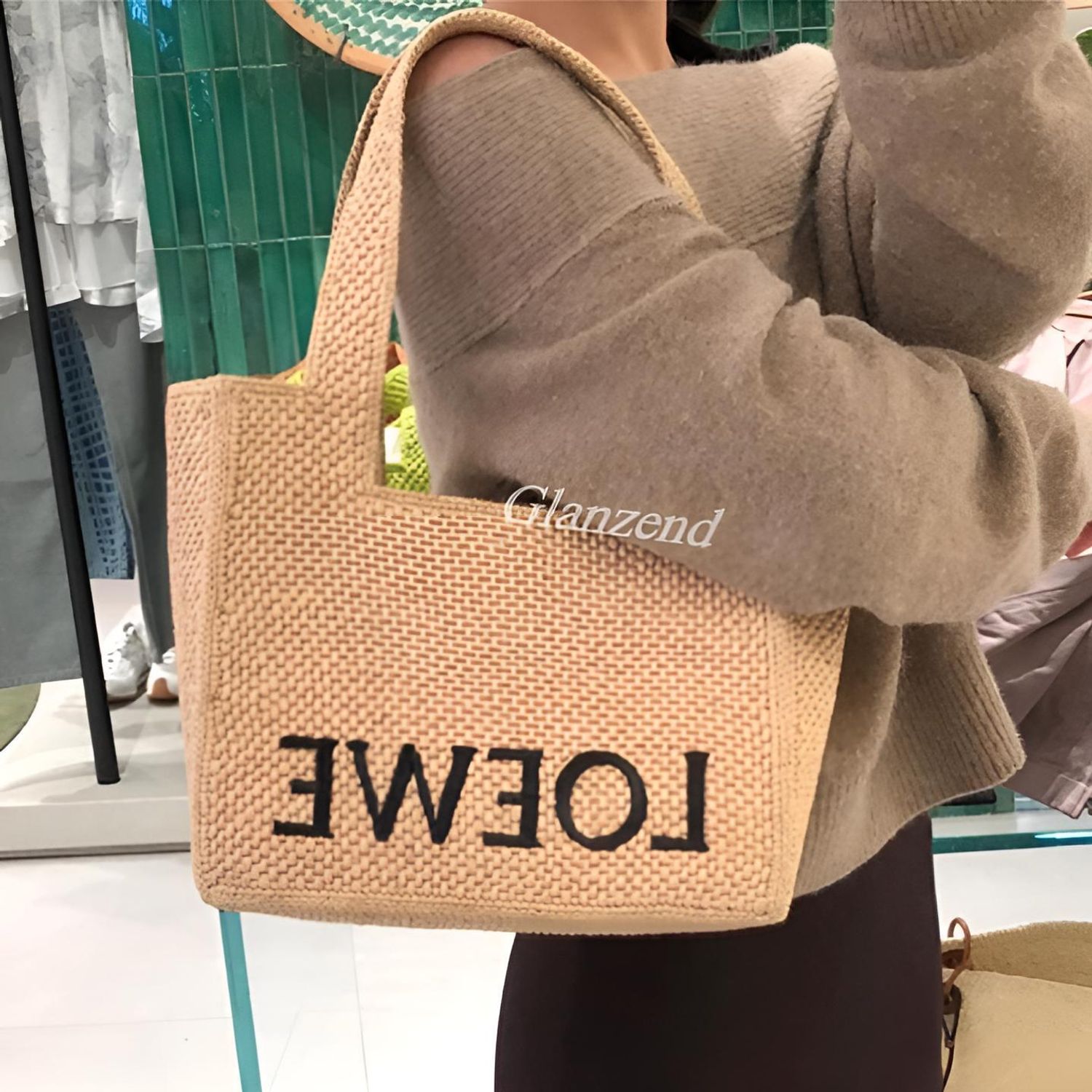 Loewe ロエベロゴ ミディアム トートバック ラフィアLOEWE トートバッグA685B61X05BUYMA
