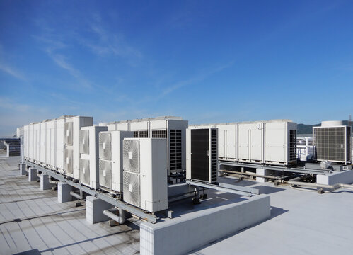 ビルの屋上の室外機 : ID-14419ご当地写真・イラスト素材サイト PICTY ピクティ