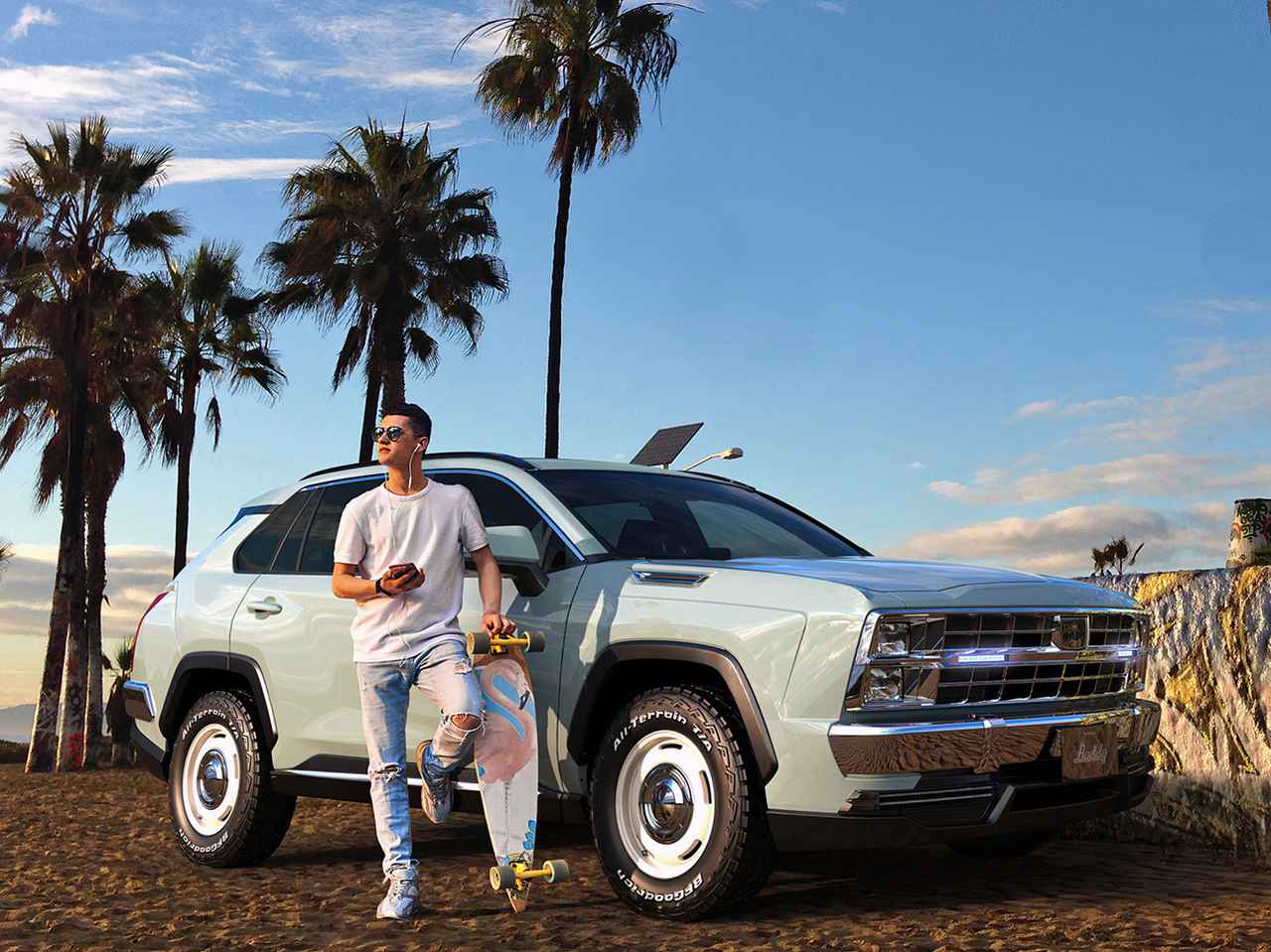 バディ 光岡自動車 販売実績 ノースカロライナブルー グーネットピット