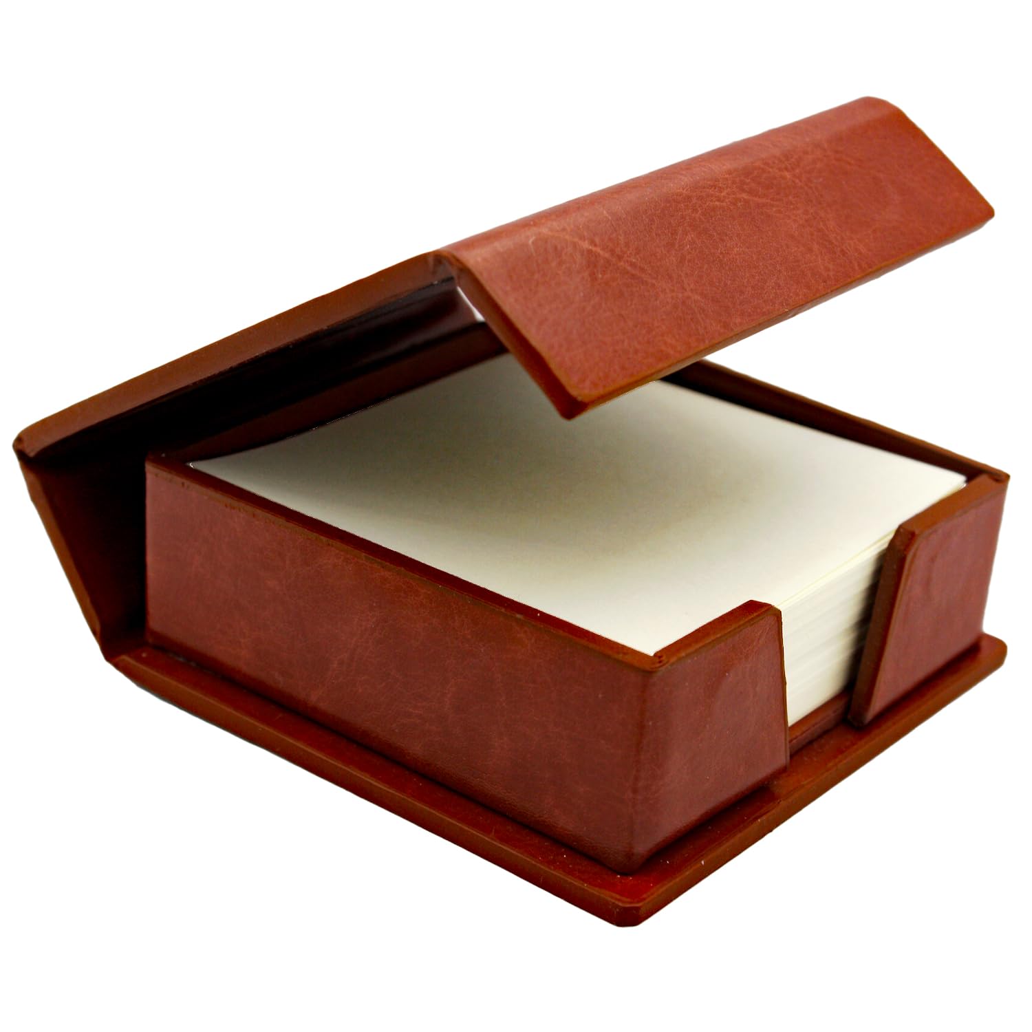 Amazon.co.jp: 付箋ケース ふせんケース ポストイット用ケース メモホルダー 卓上収納 メモ用紙 75x75mm 付箋 270枚収納PUレザー製茶色: 文房具・オフィス用品