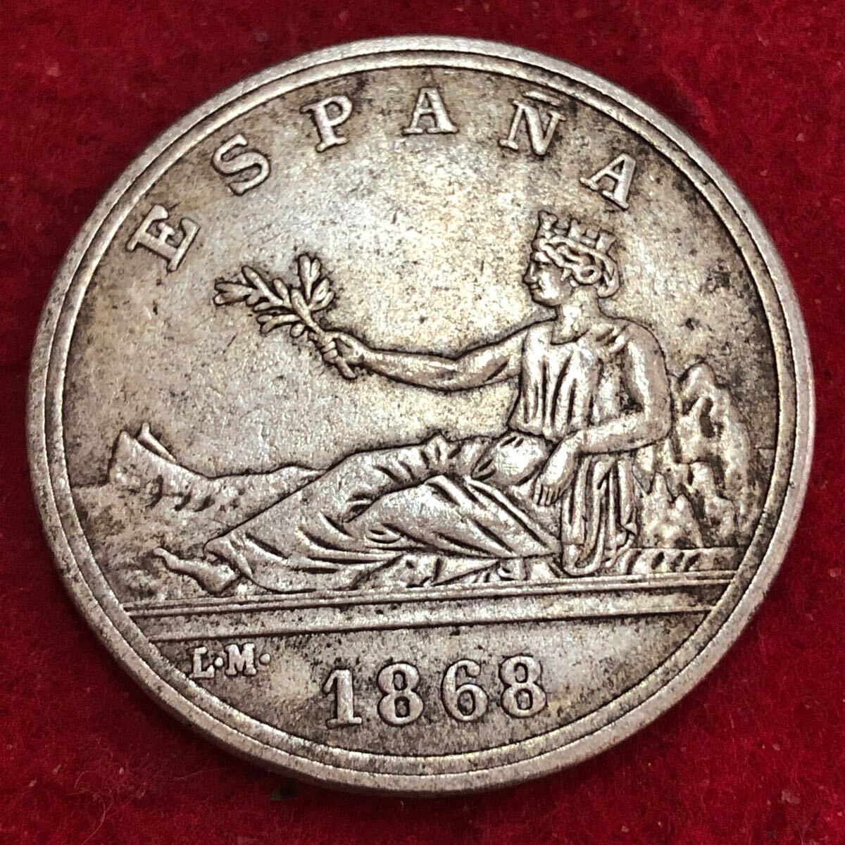1896年から1862年スペイン20-Pペセタ金貨 * 1962 * GEM 硬貨