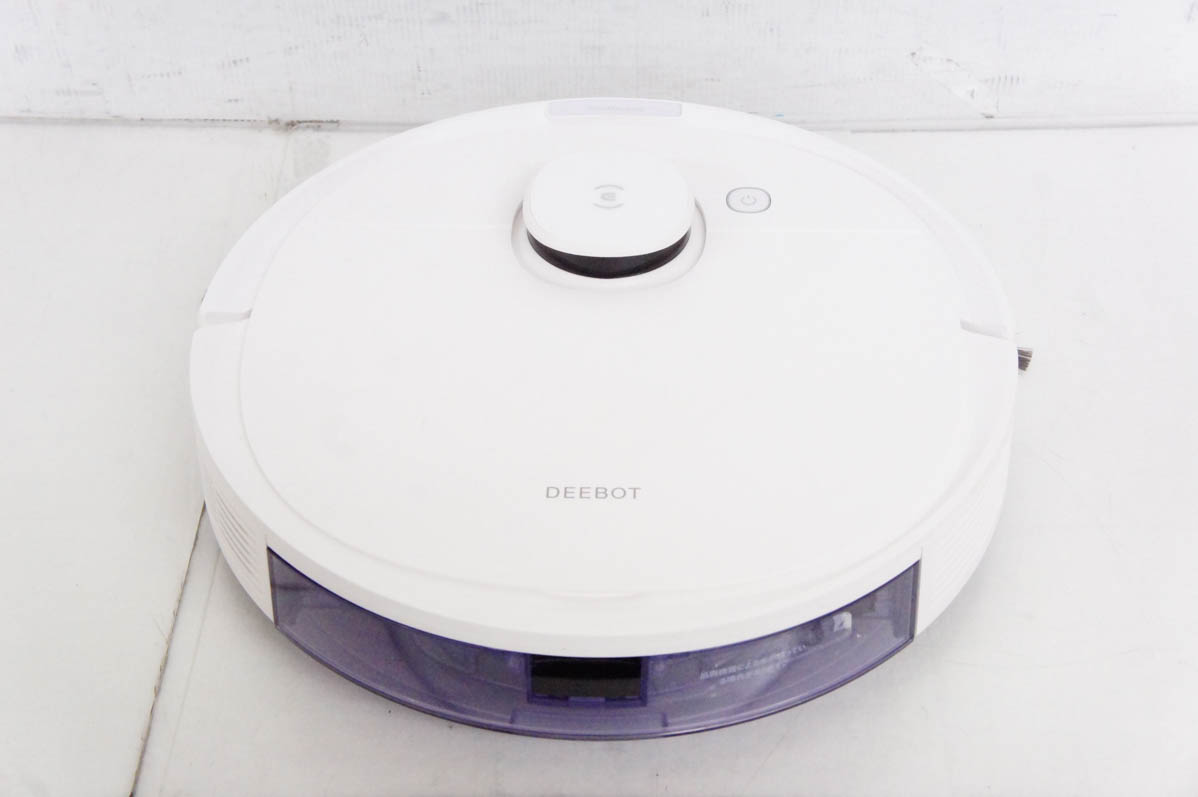 中古ECOVACS エコバックス DEEBOT T10 OMNI DBX53 ホワイト 全自動掃除機 ロボット掃除機