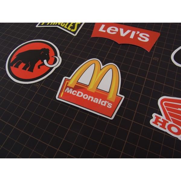 制作見本ロゴステッカー印刷通販 デジタ