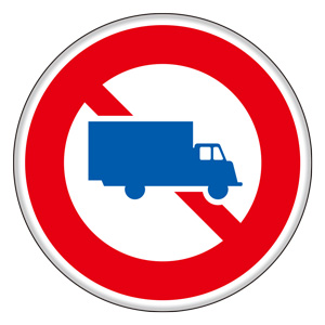 道路標識 大型貨物自動車等通行止め 写真素材5505159- フォトライブラリ