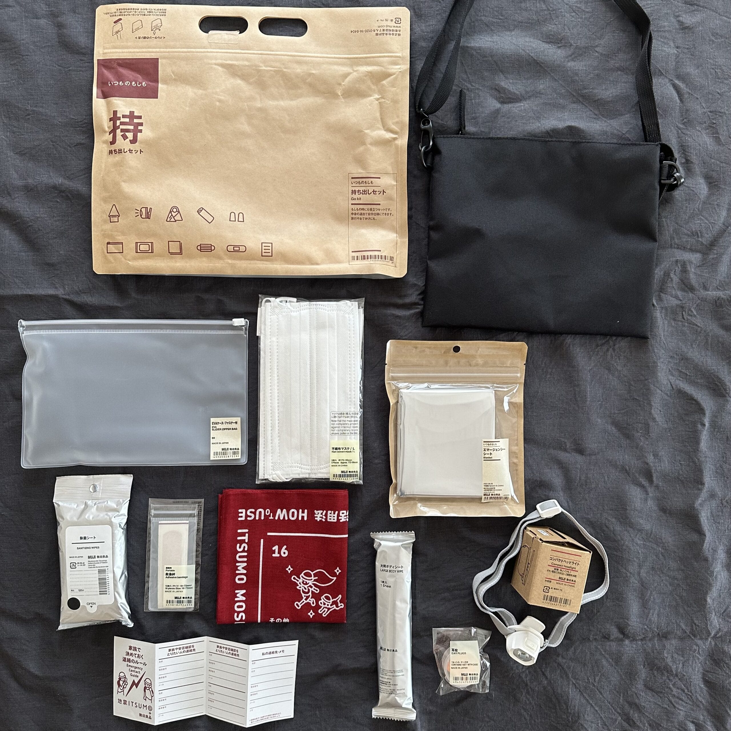 いつものもしも持ち出しセット無印良品