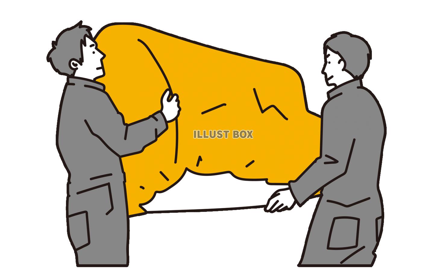 荷物を運ぶ引越し業者 - No: 3416031写真素材なら「写真AC」無料 フリー ダウンロードOK