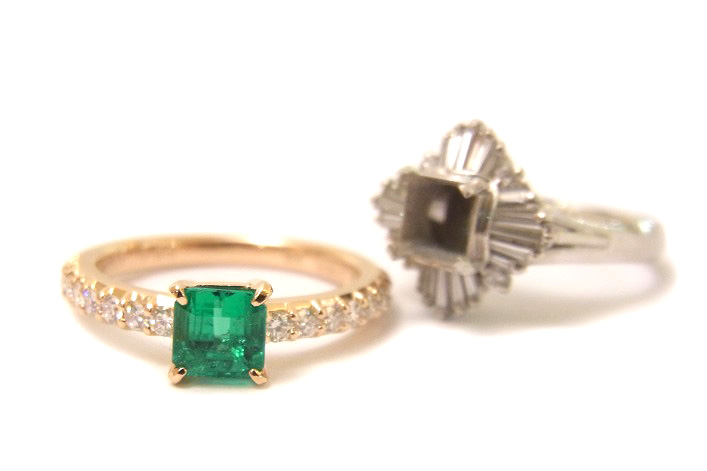 ☆SALE☆サンタマリアアクアマリン ハートシェイプ 取り巻きダイヤリング鑑別付Jewelry eclat