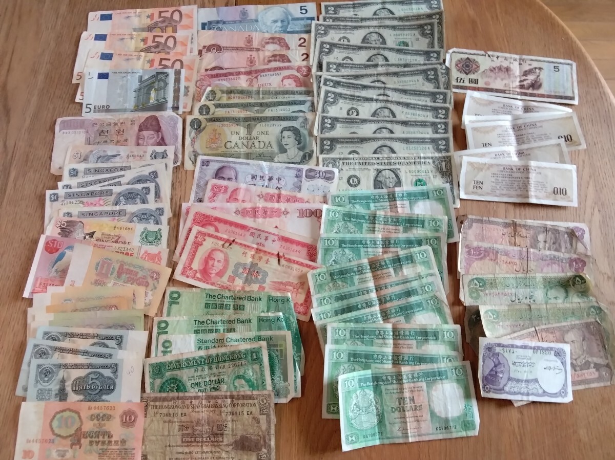 ポーランド旧紙幣セット 古銭18番 紙モノ 古札 古紙幣 古いお札 外国