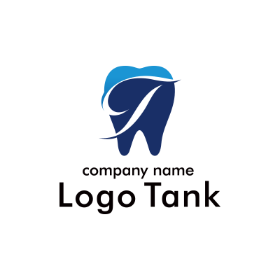 歯科医院のロゴマーク、ロゴタイプブルームーンデザイン事務所Blue moon design office