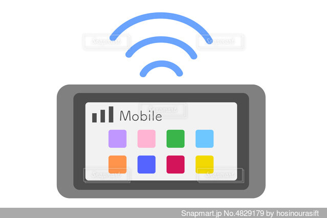 モバイルWi-fiルーターの写真素材 - PIXTA