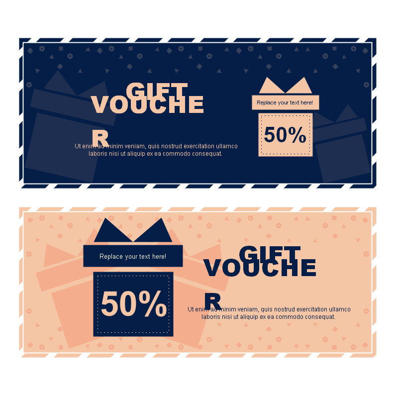 無料 編集可能なクーポン券テンプレート丨EdrawMax