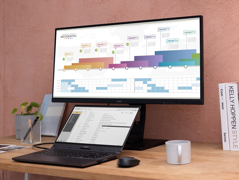 テレワークがはかどる3画面・4画面の環境、ノートパソコンでどう実現するか日経クロステック xTECH