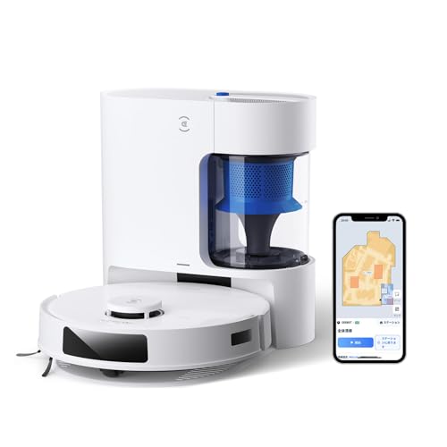 Amazon11000Pa強力吸引、任せられる全自動掃除機 ECOVACS エコバックス DEEBOT T30 OMNI ロボット掃除機お掃除ロボット 水拭き 両用 モップ洗浄 自動ゴミ収集 11000Pa強力吸引 回転型水拭き機能 高精度マッピング 3D物体識別回避 3Dマップ静音性ECOVACS