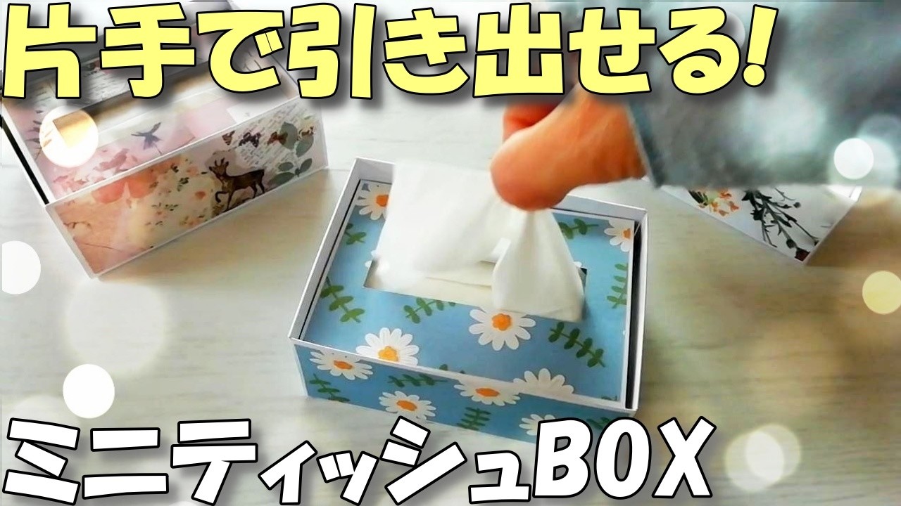 溜まりがちなポケットティッシュを有効活用しよう！セリアから専用ケースが登場！サンキュ