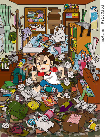 ゴミ屋敷イラスト無料イラスト・フリー素材なら「イラストAC」