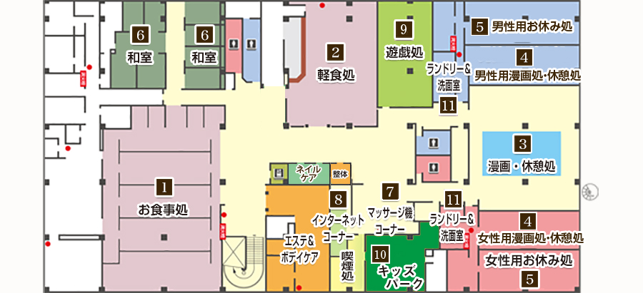 湯の郷絢ほのか＞24時間営業のアクセス至便な温浴施設｜札幌のおすすめ観光・レジャースポットなら旅色