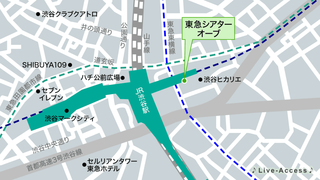 座席表東急シアターオーブTOKYU THEATRE Orb