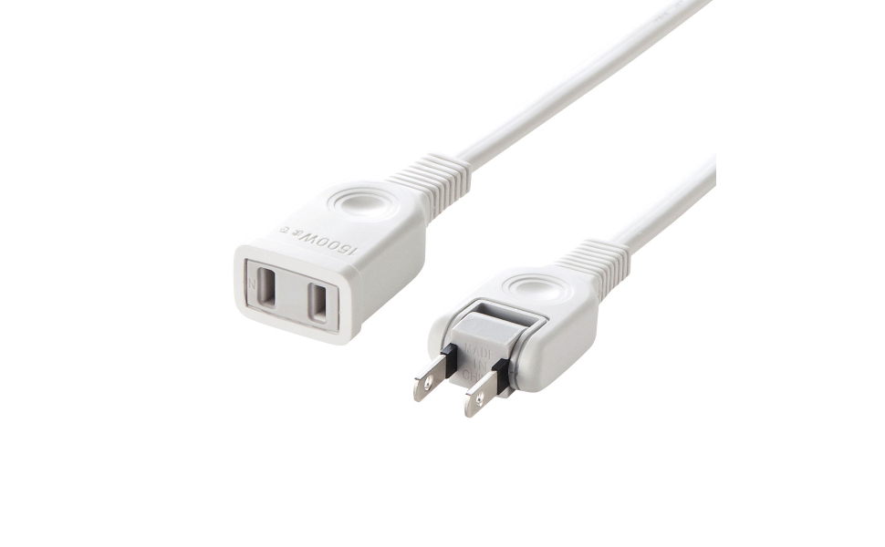 エレコム 電源タップ 2m コンセント 延長コード タップ 差込口の間隔が広い 幅広スリムタップ 雷ガード内蔵 ほこり防止シャッター付 ホワイト6個口 2m ELECOM T-NSLK-2620WHエレコムダイレクトショップ