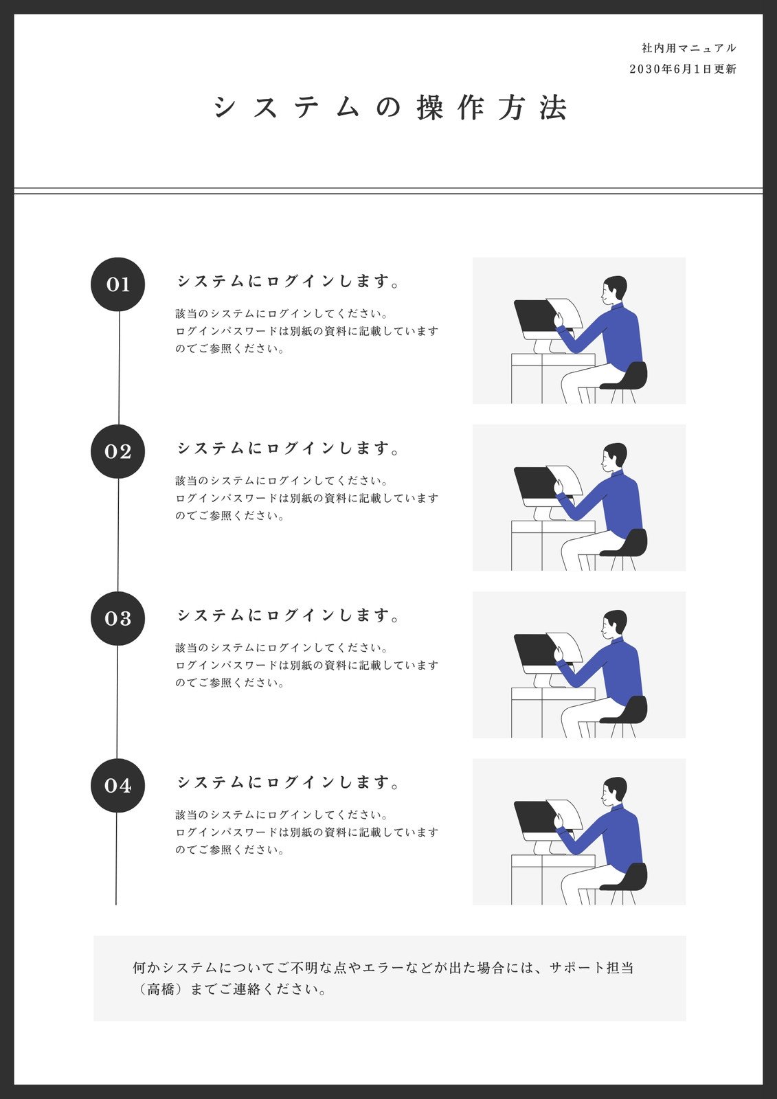 マニュアルの表紙デザイン テンプレート、無料ダウンロードのためのデザインテンプレート