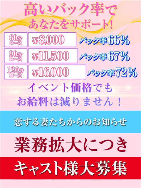 恋する妻たちの求人情報｜西船橋のスタッフ・ドライバー男性高収入求人｜ジョブヘブン