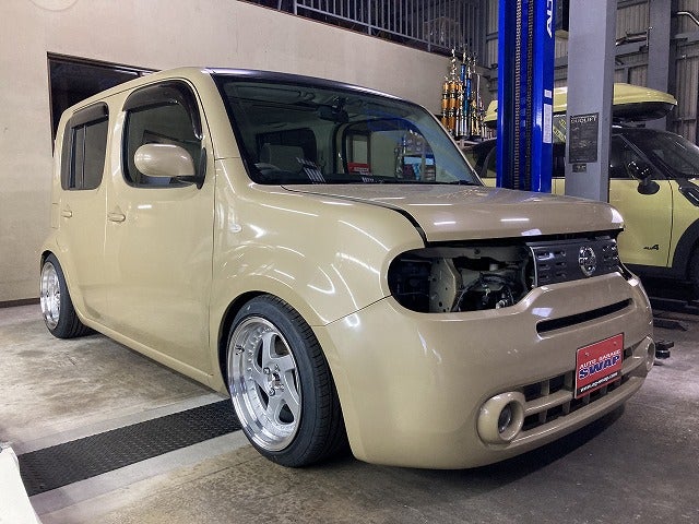 ショックアブソーバーとスプリング交換で純正Z12キューブ用流用 日産 キューブキュービック・Z11 by gaku9968 - みんカラ