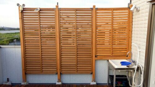 WOODPRO本店 プランター付きフェンス 規格型ウッドプロ ラティスフェンス 国産 木製品の通販