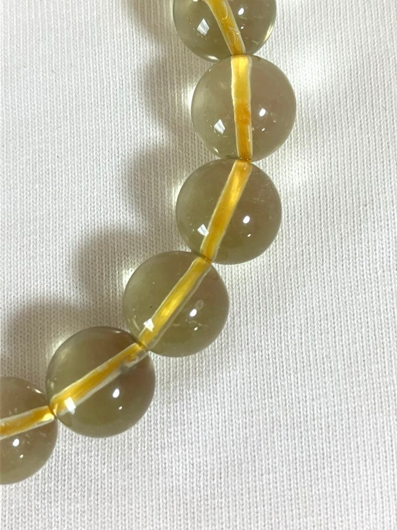 高品質☆リビアングラスブレスレット9.5mm - メルカリ