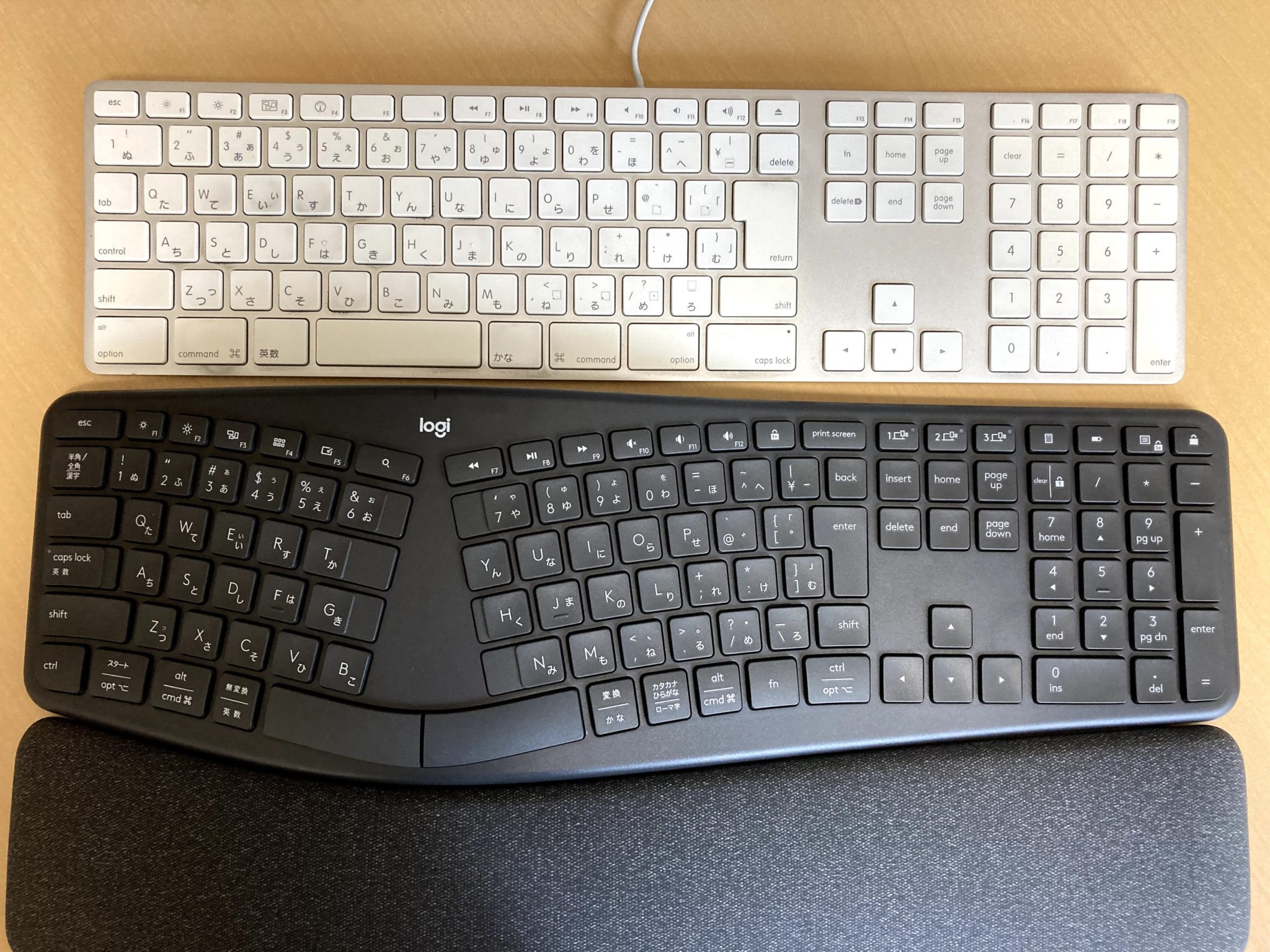 既存キーボードの使い勝手を損なわないエルゴノミクスキーボード「X-Bows」 - PC Watch