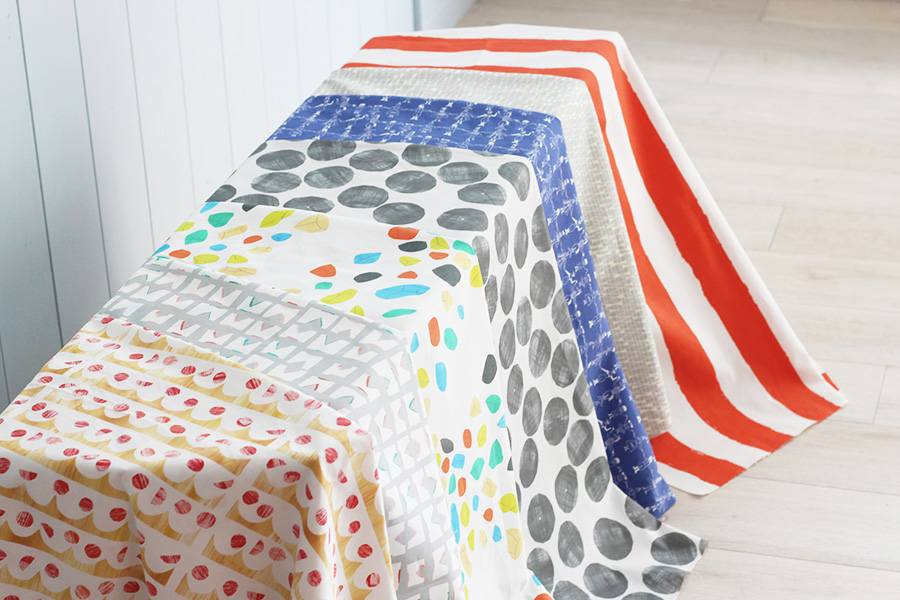 リアルファブリック 商用利用可能なオリジナル生地を販売中動物イラストレーター・小野りひと