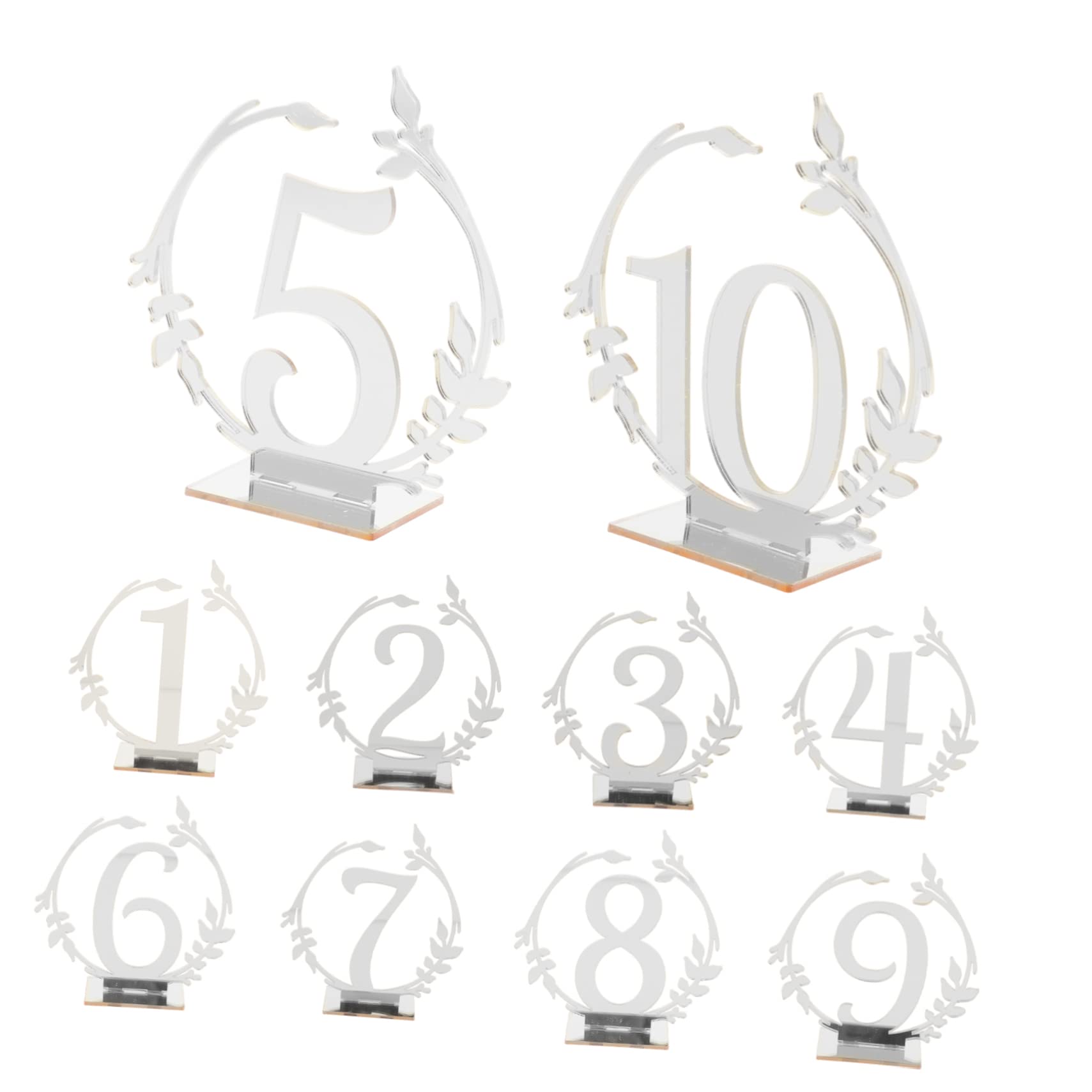 表示プレートH 卓上プレート アクリル 番号札 表示:21UP723-21- 店舗用品通販のサインモール