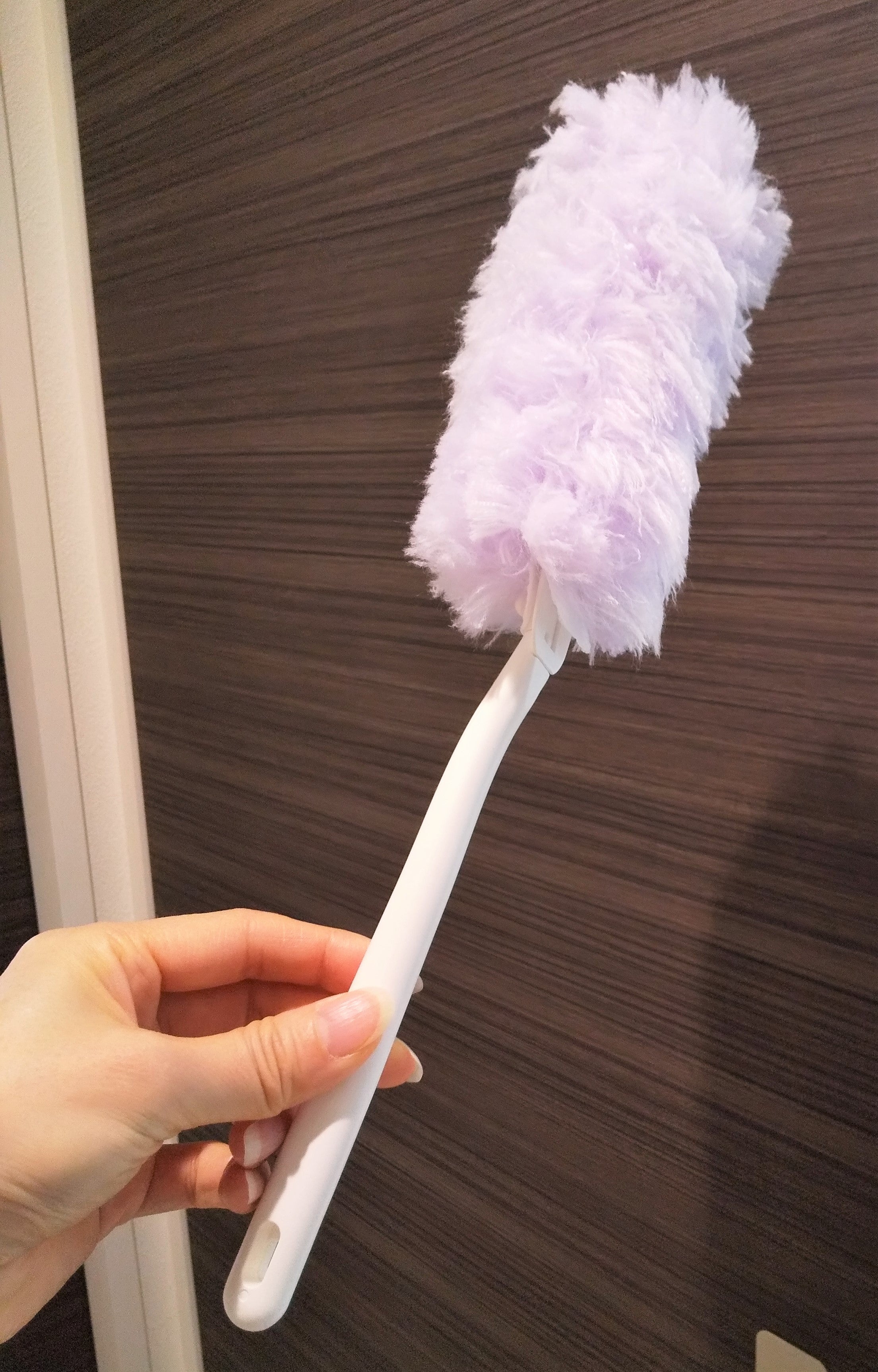 裏技！クイックルハンディ収納に セリア のシャンプーボトルがちょどいい！賃貸2LDK お金をかけず賢く暮らそっ♪インテリア