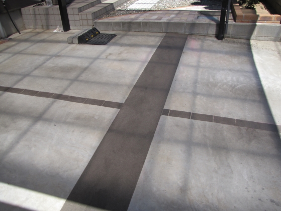 ☆駐車場目地をレンガ化＆隙間はセダム化☆ようすけ8のブログeternal wish twinkle star- みんカラ