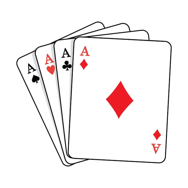 シンプルなトランプのラインアイコンのイラスト素材116136284- PIXTA