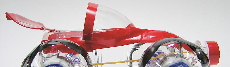 ペットボトルで車の作り方！ゴム巻き車だから簡単にできるっ！子供と一緒に楽しく遊べる手作りおもちゃ♪