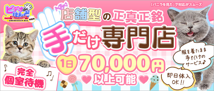 新宿店舗型激安手コキ・オナクラ｢ビデオdeはんど」