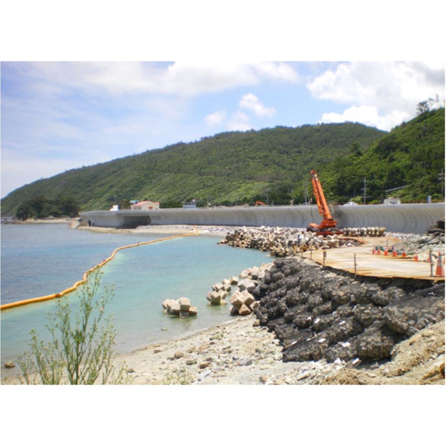 袋型根固め工法用袋材」の仮設土留め・路体構造物への適用 ～「ラブルネット積層工法」設