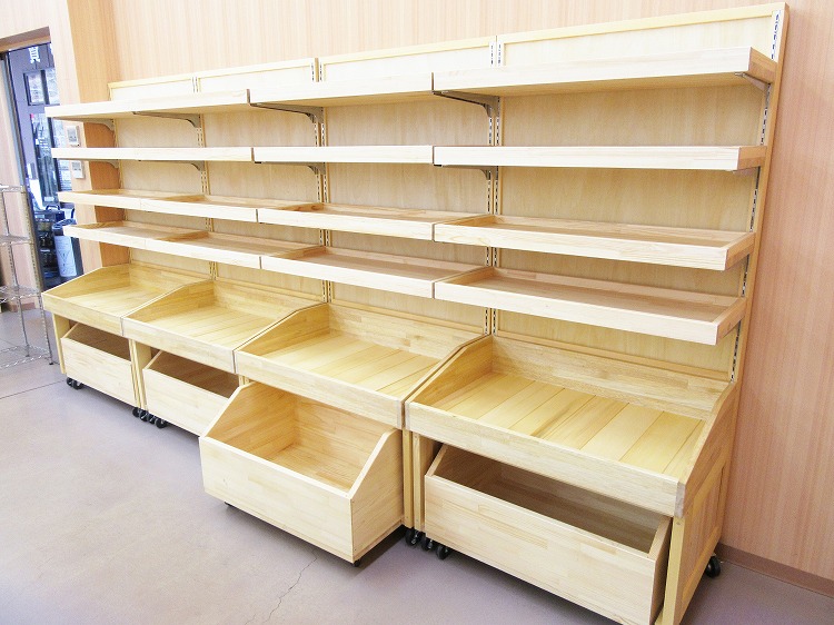 業務用陳列棚両面 T柱3本 スーパーマーケット コンビニ 通販ショップスチールラック 耐荷50kg 段 高さ190×横幅180×奥行40+40 cm 両面-5段SKU:9950-80