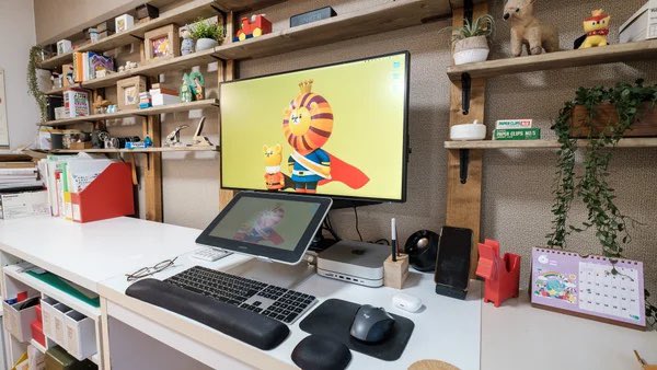 イラストレーターの作業部屋紹介 ルームツアー 榎本よしたかイラストサイト Yoshitaka Works