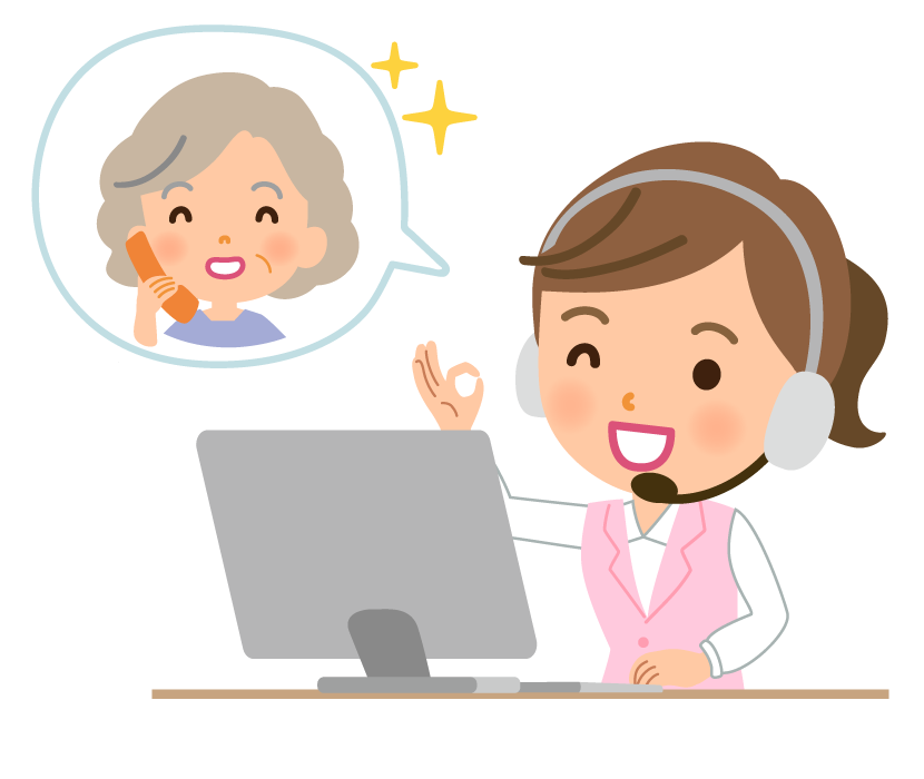 電話応対イラスト無料イラスト・フリー素材なら「イラストAC」