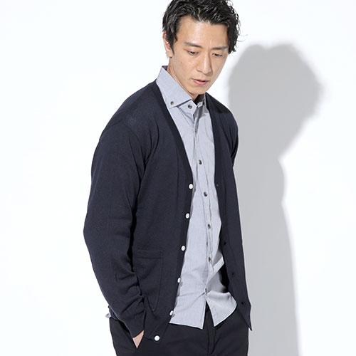 ニット カーディガンメンズ 通販 ニットジャケット カーデ ジャケット アウター ジップアップ 羽織り ショート丈 長袖 スタンドカラー 裏起毛 厚手シンプル 無地 通勤 通学 オフィス ビジネス カジュアル おしゃれ オシャレ 秋 冬 男性 紳士 -BACKYARD FAMILY